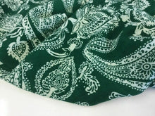 Load image into Gallery viewer, New Designer Green Ivory 100% Wool Crepe Large Print Fabric Seen On Catwalk