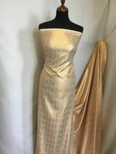 Load image into Gallery viewer, NEW Fabulous High Class Designer Semi Stretch Lurex Crepe Fabric 60” 153cm Dress