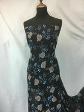 Load image into Gallery viewer, NEW Designer Multicoloured Crinkle Chiffon Floral Print Fabric 57&quot; 147 cm Dress