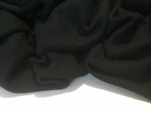 Load image into Gallery viewer, New High Class Designer Black Wool Boucle Jacquard Fabric 57&quot; 147 cm Garment
