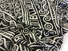 Load image into Gallery viewer, New Georgette Crepe Classic Greek Print Fabric 44&#39;&#39;113cm Dress Cloth Blouse Sew