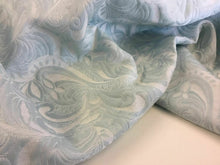 Load image into Gallery viewer, New High Class Designer Light Mint Jacquard Brocade Fabric Dress 54&#39;&#39; 138 cm