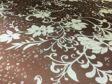 Load image into Gallery viewer, New Gorgeous High Class Designer Floral Satin Print Fabric Art Dress Garment
