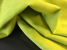 Load image into Gallery viewer, NEW Designer Olive Green Linen Fabric 51&quot; 131 cm Garment Art Craft Suiting Cloth