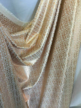 Load image into Gallery viewer, NEW Fabulous High Class Designer Semi Stretch Lurex Crepe Fabric 60” 153cm Dress