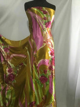 Load image into Gallery viewer, New Fabulous Designer Soft Floral Satin Print Fabric 57&#39;&#39;145cm Dress Art Garment