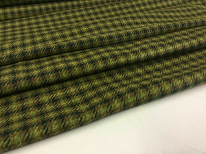 New High Class Designer Multi Colour Check Wool Fabric 60" 154 cm As Seen Online