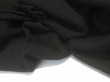 Load image into Gallery viewer, New High Class Designer Black Wool Boucle Jacquard Fabric 57&quot; 147 cm Garment
