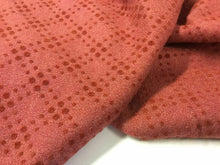 Load image into Gallery viewer, New Cranberry Colour Embossed Wool Jacquard Fabric 61&#39;&#39; 155cm As Seen On Catwalk
