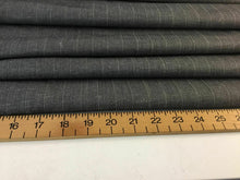 Load image into Gallery viewer, NEW Designer Grey colour Linen Herringbone Suiting Fabric 60&quot;153cm Garment Craft