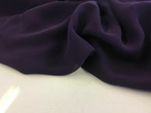Load image into Gallery viewer, NEW French 100% Silk Purple Chiffon Fabric 44&#39;&#39; 113 cm Dress Scarf Valentino 9