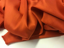 Load image into Gallery viewer, New Designer Sienna Red 50% Silk 50% Wool Fabric 44’’ 114cm Dress Material Cloth