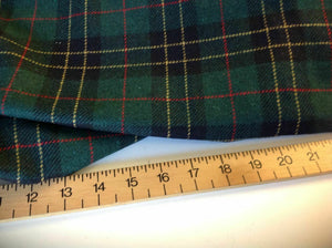 NEW Designer Multicolored Wool Check Fabric 60" Seen Online Catwalk Images