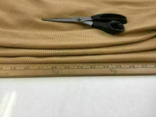 Load image into Gallery viewer, NEW Designer Wool Mix Beige Camel Colour Smooth Stretch Corduroy Jersey Fabric