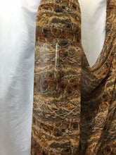 Load image into Gallery viewer, NEW High Class Designer Multicoloured Crinkle Chiffon Snake Skin Print Fabric
