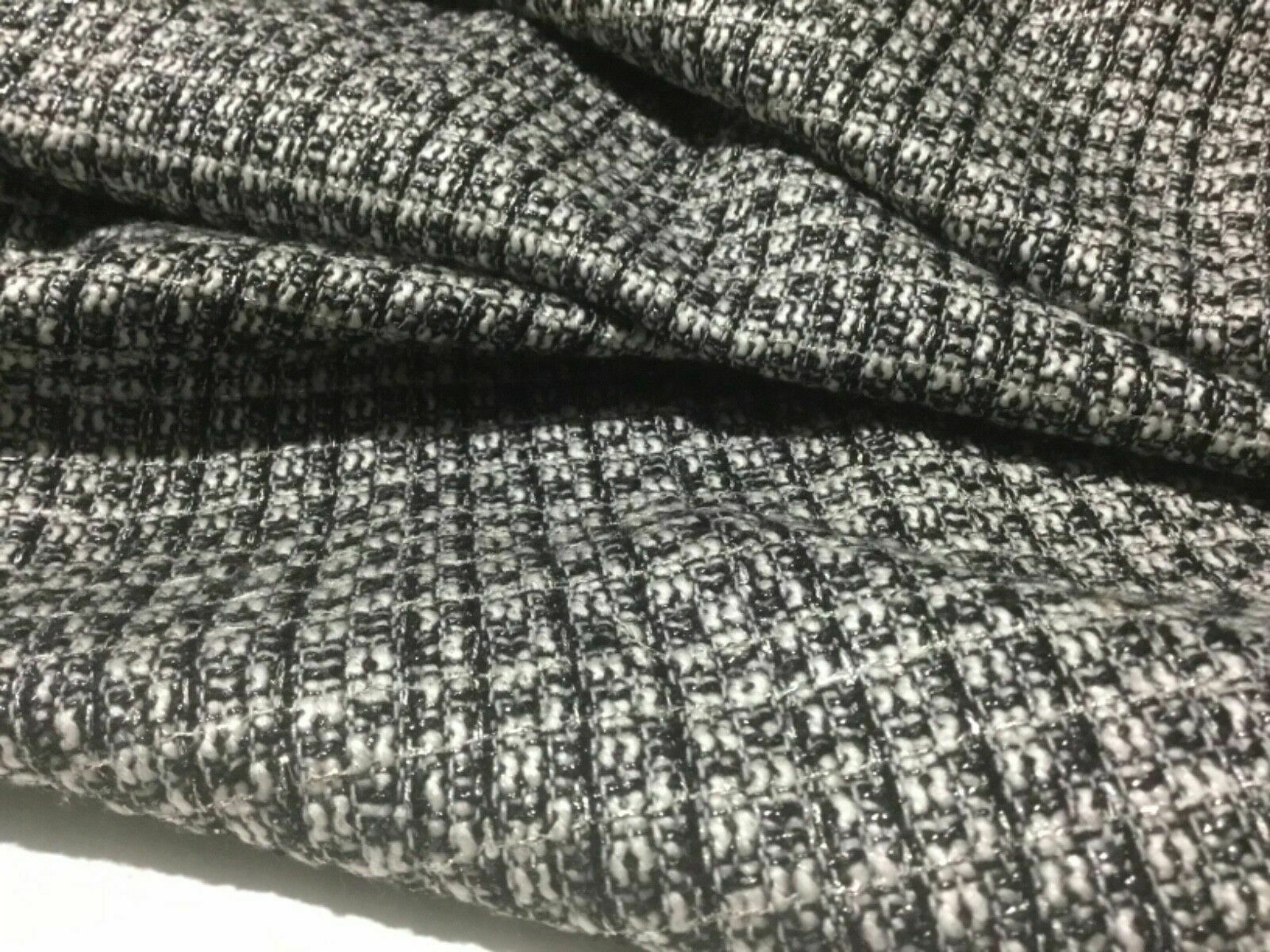 NEW Multi Colour Wool Lurex Boucle Fabric 57'' 145cm As Seen On