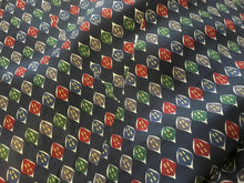 Load image into Gallery viewer, NEW Multicolour Classic Print Panel 100% Silk Lining Fabric 40&quot; High Class Cloth