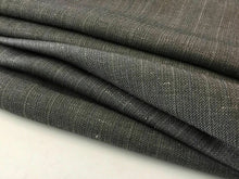 Load image into Gallery viewer, NEW Designer Grey colour Linen Herringbone Suiting Fabric 60&quot;153cm Garment Craft