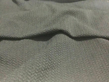 Load image into Gallery viewer, NEW Designer Jet Black Stretch Jacquard Crepe Jersey Fabric 50” 127 cm Material