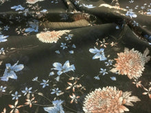 Load image into Gallery viewer, NEW Designer Multicoloured Crinkle Chiffon Floral Print Fabric 57&quot; 147 cm Dress