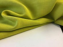 Load image into Gallery viewer, NEW Designer Olive Green Linen Fabric 51&quot; 131 cm Garment Art Craft Suiting Cloth