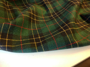 NEW Designer Multicolored Wool Check Fabric 60" Seen Online Catwalk Images