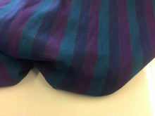 Load image into Gallery viewer, NEW Gorgeous Designer Multicolored Stripe Viscose Fabric 44&quot; 114 cm Dress Cloth