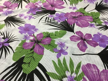 Load image into Gallery viewer, NEW High Class Designer Multicoloured Cotton Voile Floral Print Fabric 59&quot; 150cm