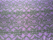 Load image into Gallery viewer, NEW Designer Purple Black colour Silky Soft Satin Abstract Print Fabric 58&#39;&#39;148c