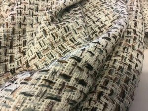 New Designer High Class Multicolour Lurex Boucle Fabric 60''153cm Coco Rabana P