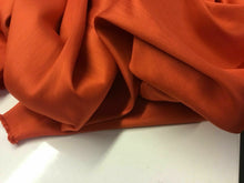 Load image into Gallery viewer, New Designer Sienna Red 50% Silk 50% Wool Fabric 44’’ 114cm Dress Material Cloth