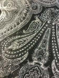NEW Multi Colour Silky Soft Stretch Satin Large Print Fabric 57'' 145cm Dress Bb