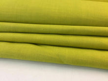 Load image into Gallery viewer, NEW Designer Olive Green Linen Fabric 51&quot; 131 cm Garment Art Craft Suiting Cloth