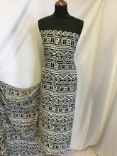 Load image into Gallery viewer, New Georgette Crepe Classic Greek Print Fabric 44&#39;&#39;113cm Dress Cloth Blouse Sew