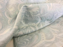 Load image into Gallery viewer, New High Class Designer Light Mint Jacquard Brocade Fabric Dress 54&#39;&#39; 138 cm