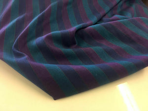 NEW Gorgeous Designer Multicolored Stripe Viscose Fabric 44" 114 cm Dress Cloth