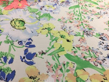 Load image into Gallery viewer, NEW High Class Designer Multicoloured Floral Chiffon Print Fabric Dress 58&quot;