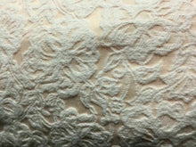 Load image into Gallery viewer, New Gorgeous Designer Pink Peach Floral Jacquard Brocade Fabric 50” 128 cm