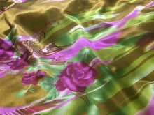 Load image into Gallery viewer, New Fabulous Designer Soft Floral Satin Print Fabric 57&#39;&#39;145cm Dress Art Garment