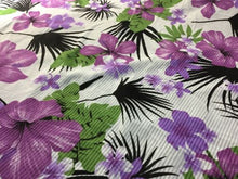 Load image into Gallery viewer, NEW High Class Designer Multicoloured Cotton Voile Floral Print Fabric 59&quot; 150cm