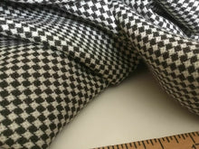Load image into Gallery viewer, New Brown &amp; Ivory Diamond Weave Dogtooth Wool Fabric 62&quot; 158 cm Cloth Material