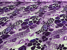 Load image into Gallery viewer, NEW High Class Designer Silky Stone Soft Satin Print Fabric As Seen On Catwalk 2