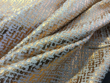 Load image into Gallery viewer, NEW Fabulous High Class Designer Semi Stretch Lurex Crepe Fabric 60” 153cm Dress