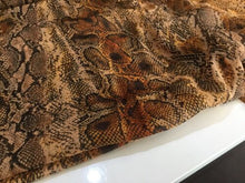Load image into Gallery viewer, NEW High Class Designer Multicoloured Crinkle Chiffon Snake Skin Print Fabric
