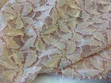 Load image into Gallery viewer, NEW Designer Nude Lace With Multicolored Flowers Stretch Lace Fabric Gorgeous