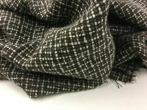 New Designer Multicolored Wool Boucle Fabric As Seen On Designer Catwalk 58’’