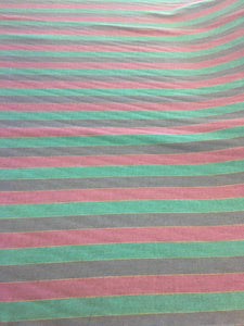 NEW Gorgeous Designer Multicolored Stripe Viscose Fabric 44" 114 cm Dress Cloth