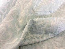 Load image into Gallery viewer, New High Class Designer Light Mint Jacquard Brocade Fabric Dress 54&#39;&#39; 138 cm