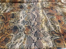 Load image into Gallery viewer, NEW High Class Designer Multicoloured Crinkle Chiffon Snake Skin Print Fabric