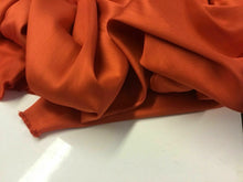 Load image into Gallery viewer, New Designer Sienna Red 50% Silk 50% Wool Fabric 44’’ 114cm Dress Material Cloth
